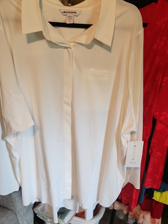 Athleta Tops - Athleta Button-Front Collared Blouse